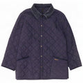 Barbour Mens LIDDESDALE Veste matelassée UK 40 Large Bleu Marine Nylon