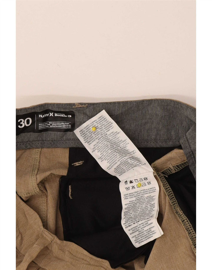 Hurley Short Chino Homme W30 Beige Moyen Polyester
