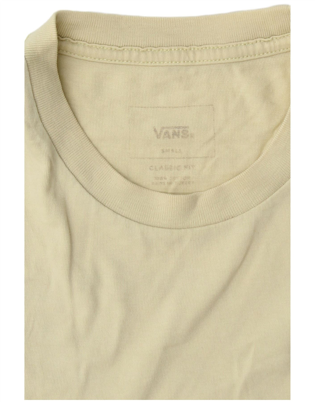 Vans T-shirt graphique coupe classique pour hommes, petit jaune