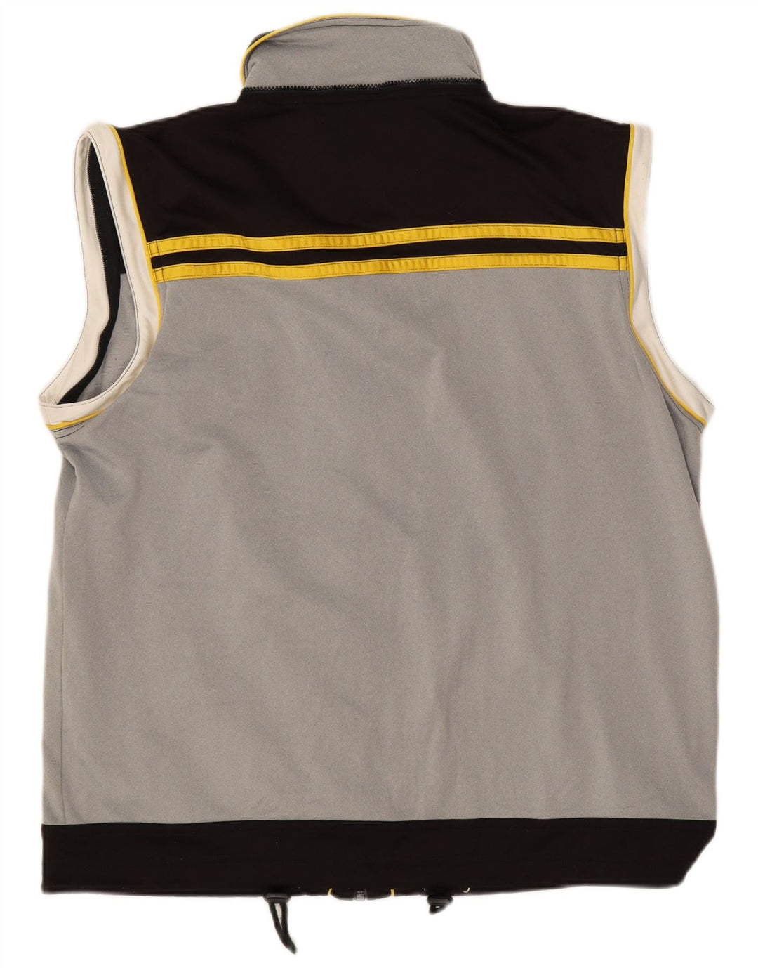 Fila Veste de survêtement sans manches pour homme Large Gris Colorblock Polyester