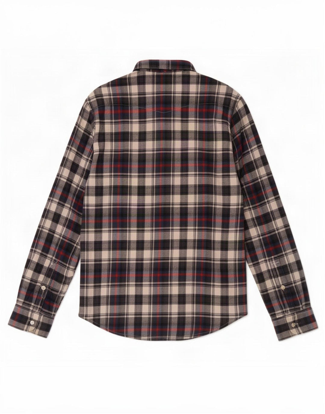 Lee Chemise en Flanelle Homme Petit Carreau Multicolore Coton