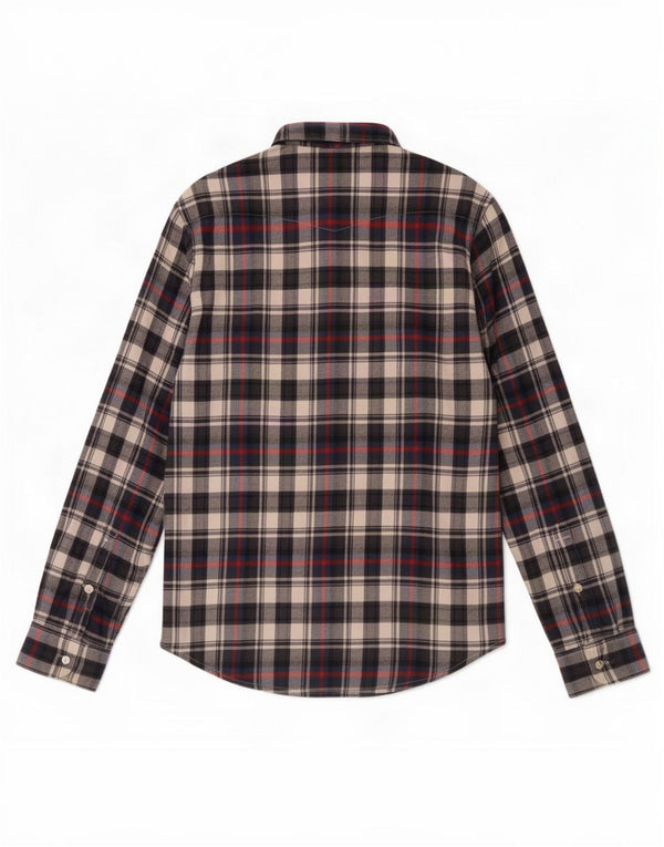 Lee Chemise en Flanelle Homme Petit Carreau Multicolore Coton