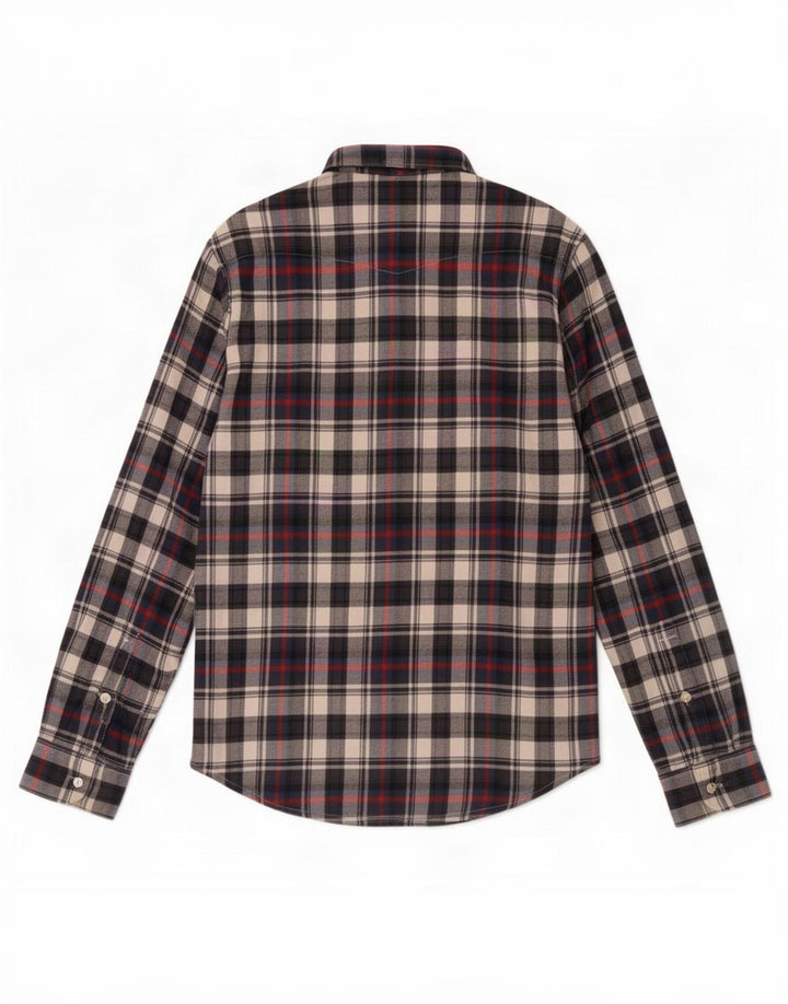 Lee Chemise en Flanelle Homme Petit Carreau Multicolore Coton