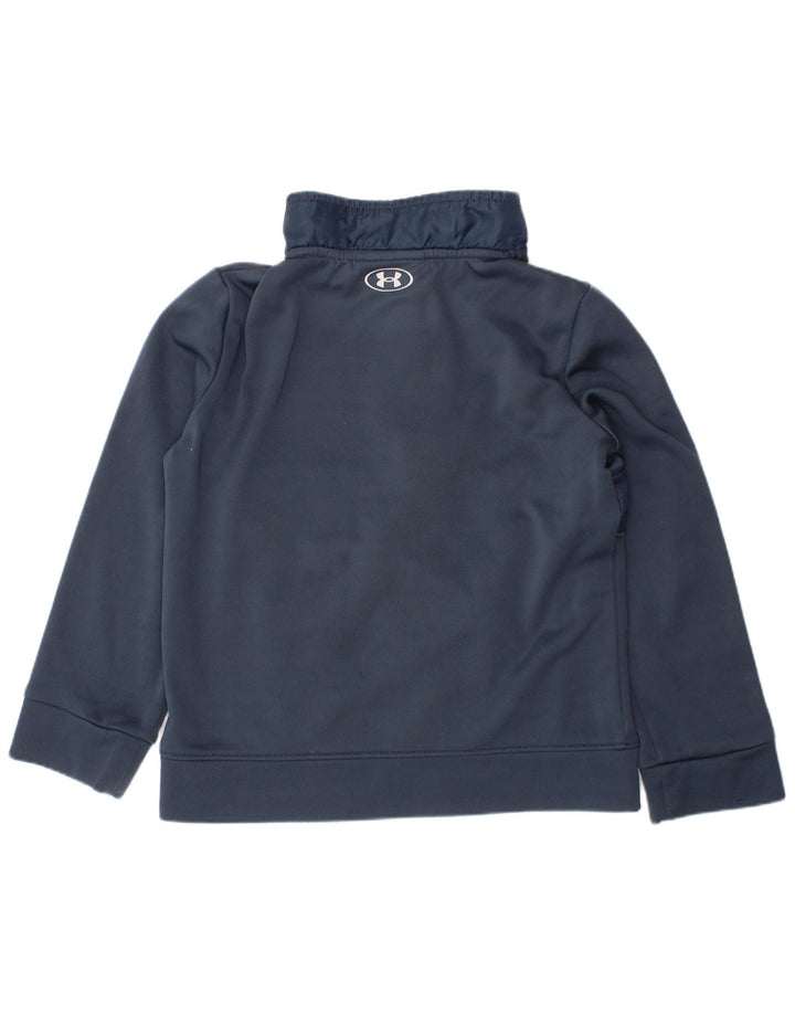 UNDER ARMOUR Sweat-shirt col zippé garçon 5-6 ans Bleu marine Polyester
