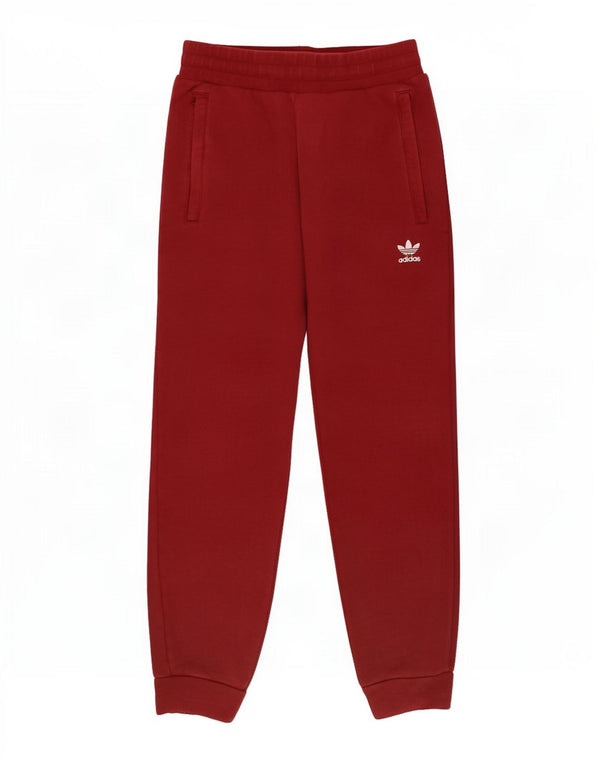 Adidas Pantalon de survêtement pour femme Joggers UK 10 Petit Coton Bordeaux