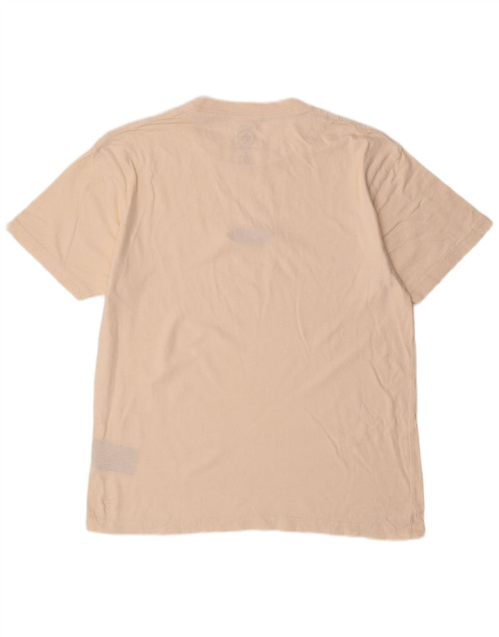 VOLCOM T-Shirt Coupe Ample Homme Petit Blanc Cassé Coton