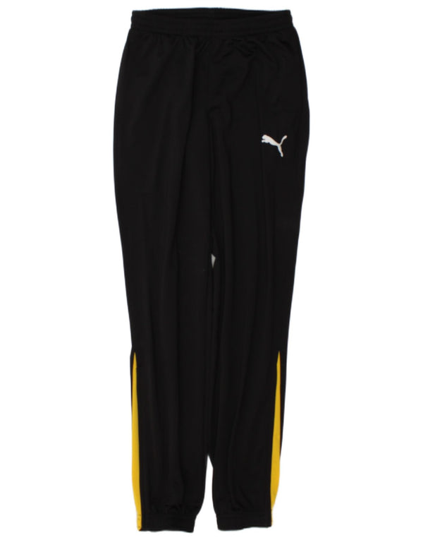 Puma Pantalon de survêtement pour homme Taille S Noir Colorblock Polyester