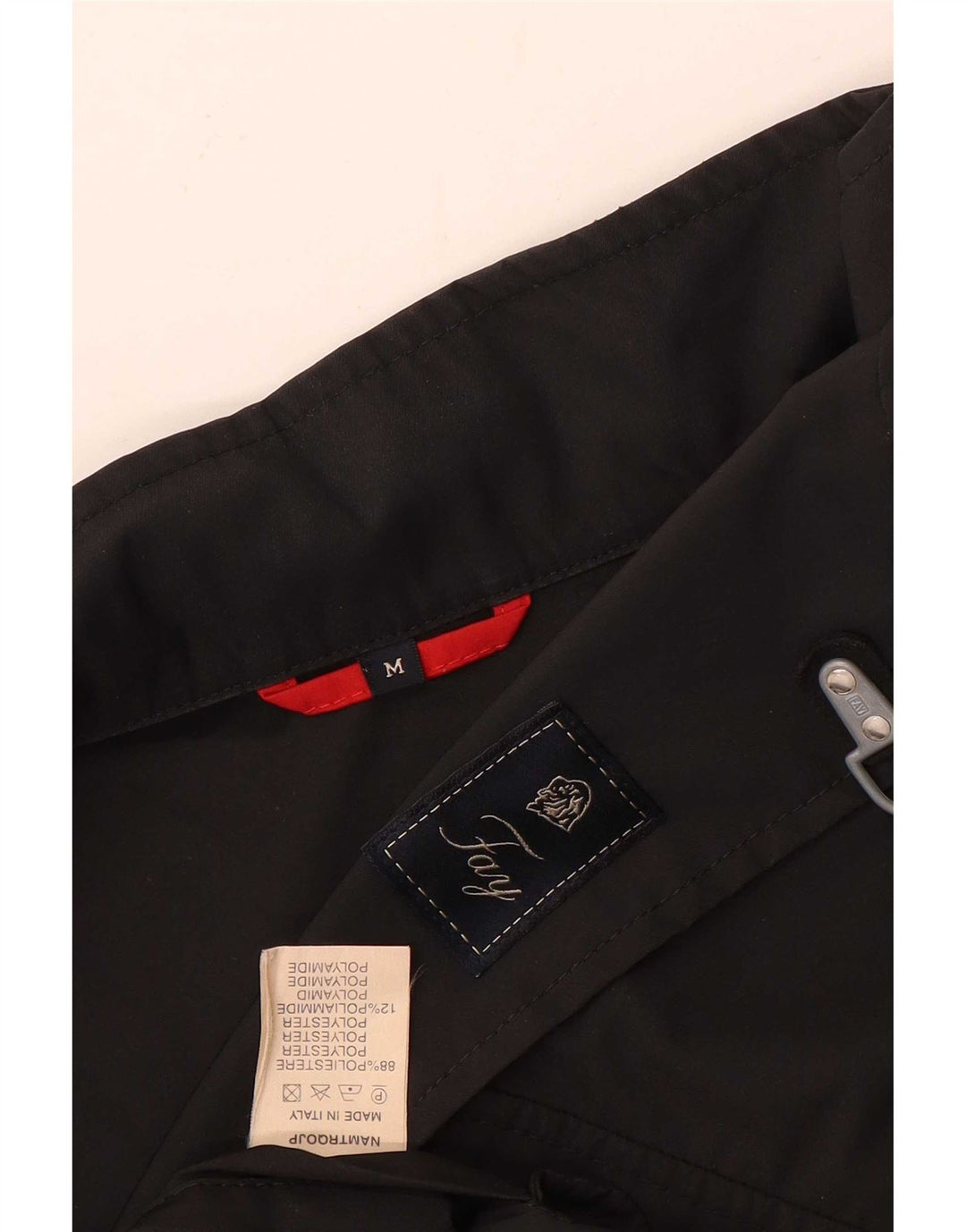 Fay Veste utilitaire pour homme UK 38 Medium Noir Polyamide