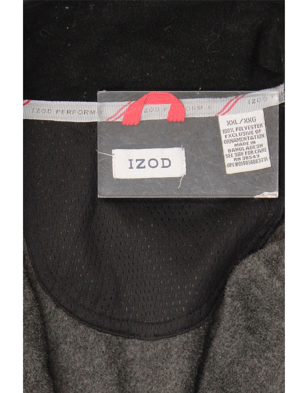 Izod Veste Polaire Homme UK 44 2XL Gris Colorblock Polyester