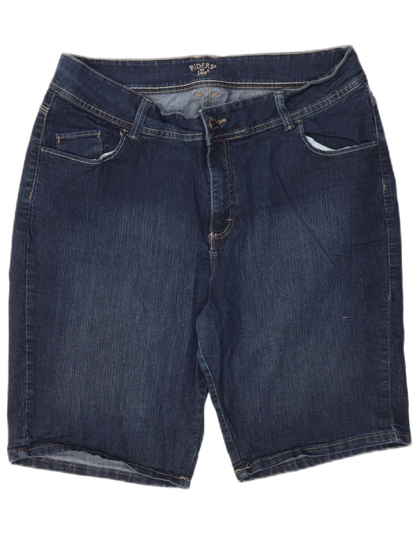 LEE Short en Jean Riders Femme W38 XL Bleu