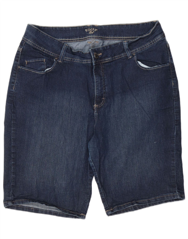 LEE Short en Jean Riders Femme W38 XL Bleu