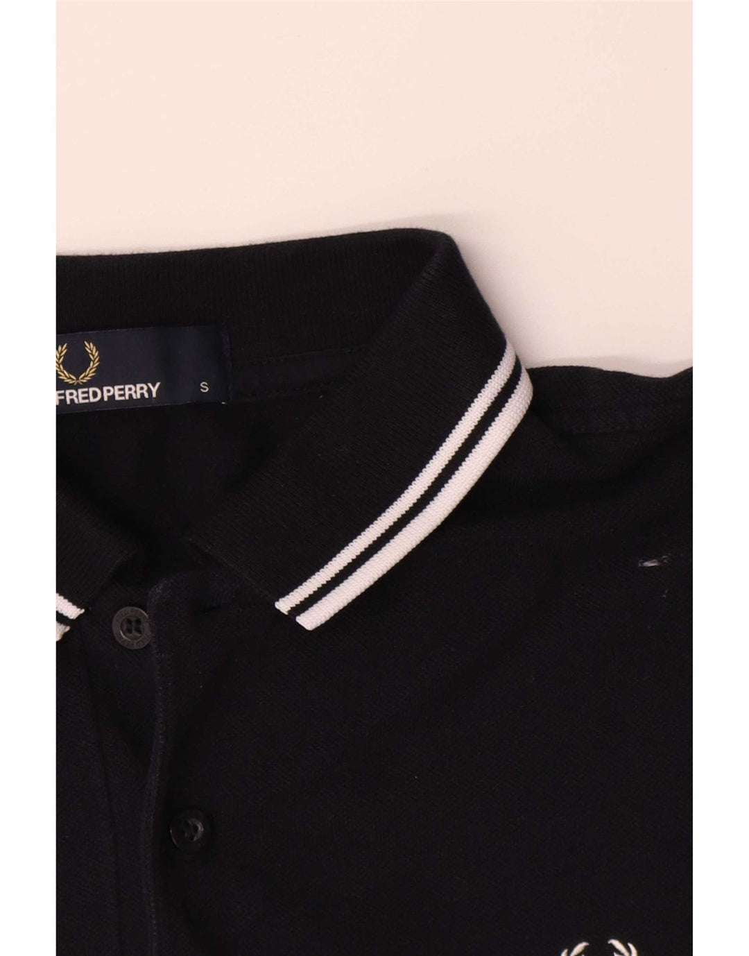 Fred Perry Polo Homme Petit Bleu Marine Rayé Coton
