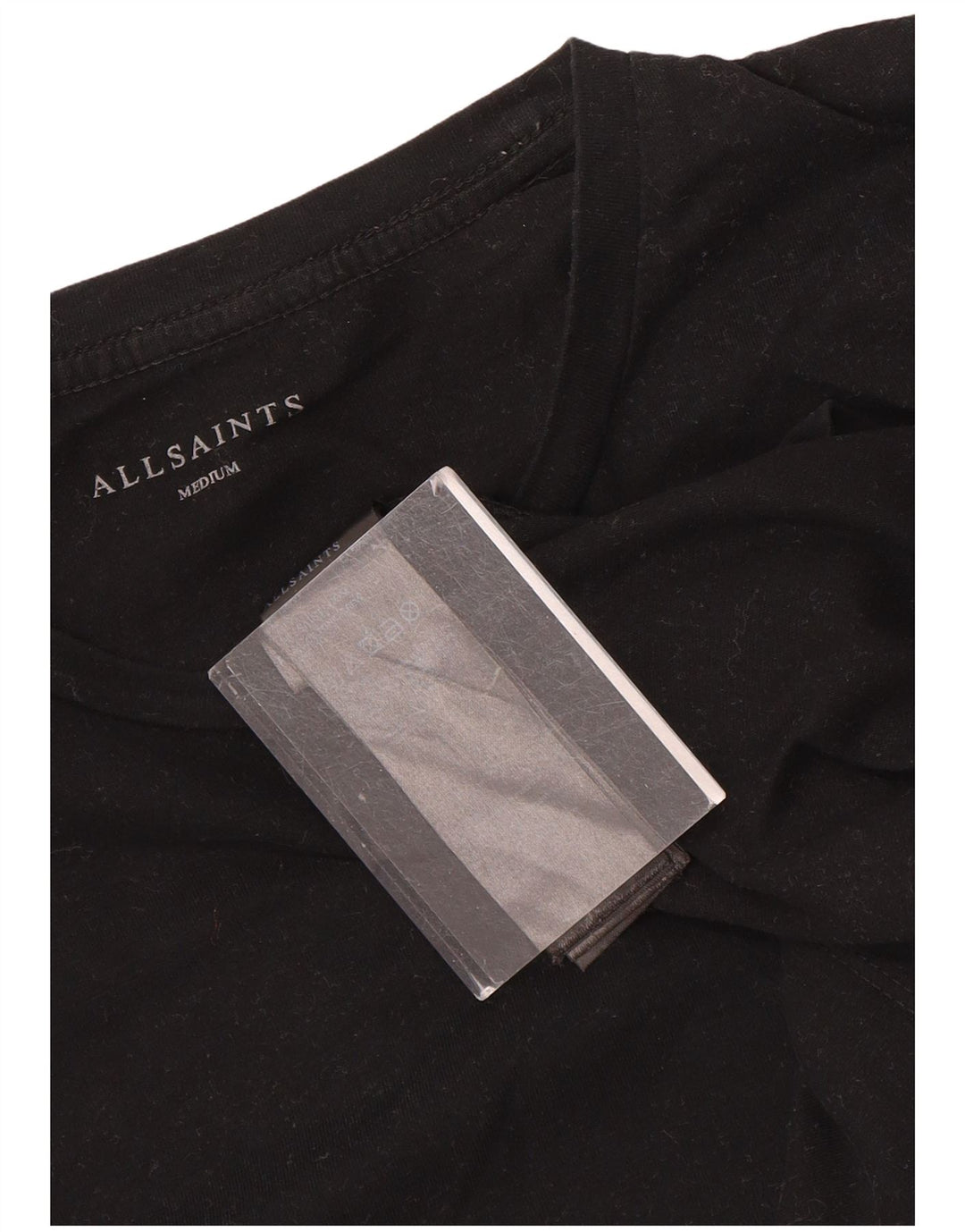 All Saints T-Shirt Homme Noir Moyen Coton