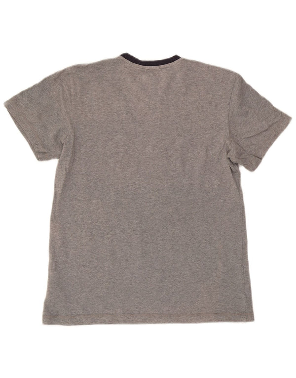 Adidas T-Shirt Homme Haut Petit Gris Colorblock Coton
