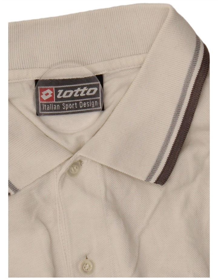Lotto Polo A.C. Cesena XL Homme Blanc