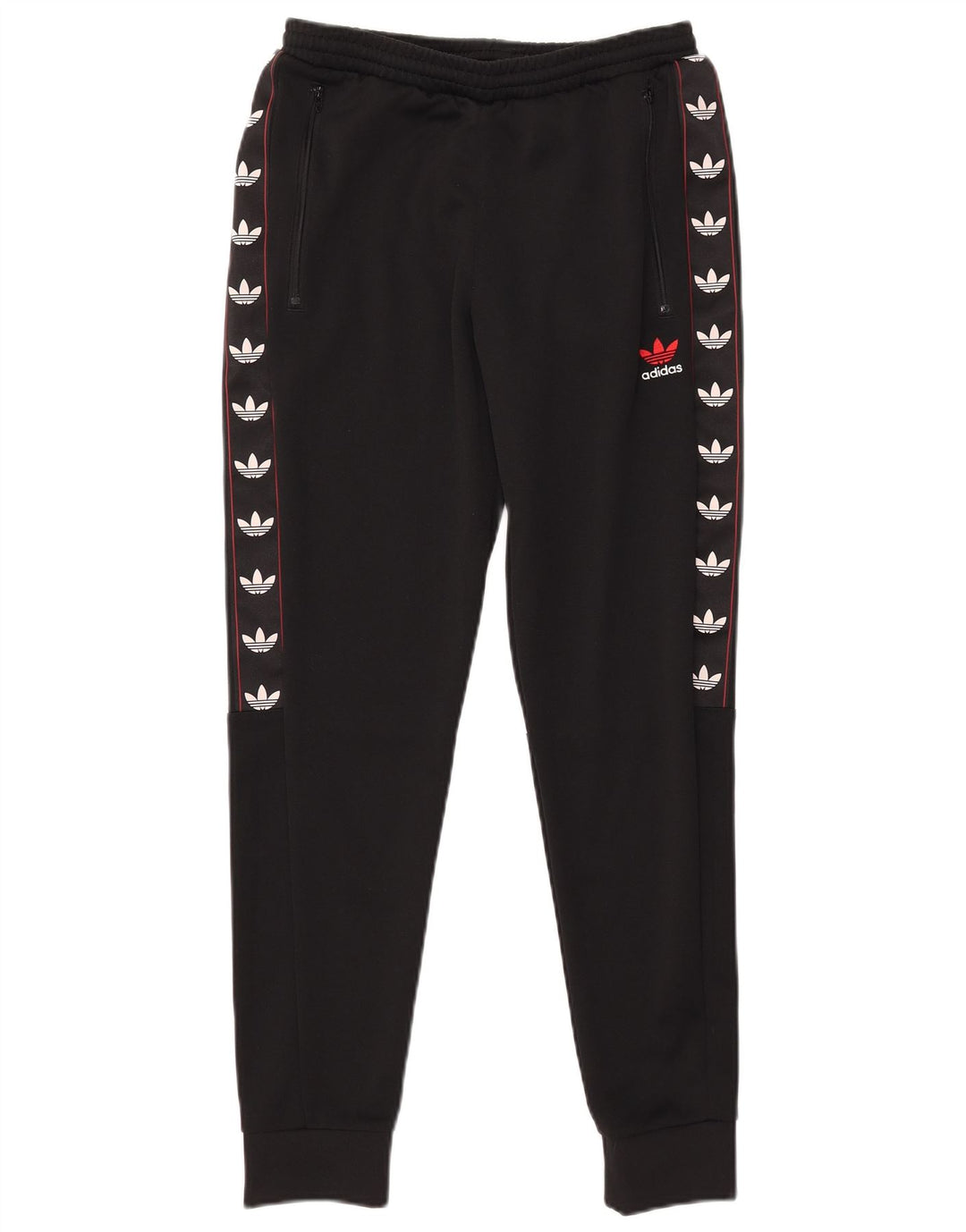 Adidas Pantalon de survêtement graphique pour homme Pantalon de jogging Petit Noir Polyester