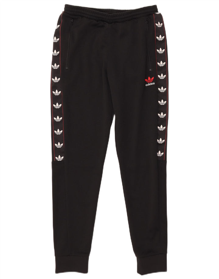 Adidas Pantalon de survêtement graphique pour homme Pantalon de jogging Petit Noir Polyester