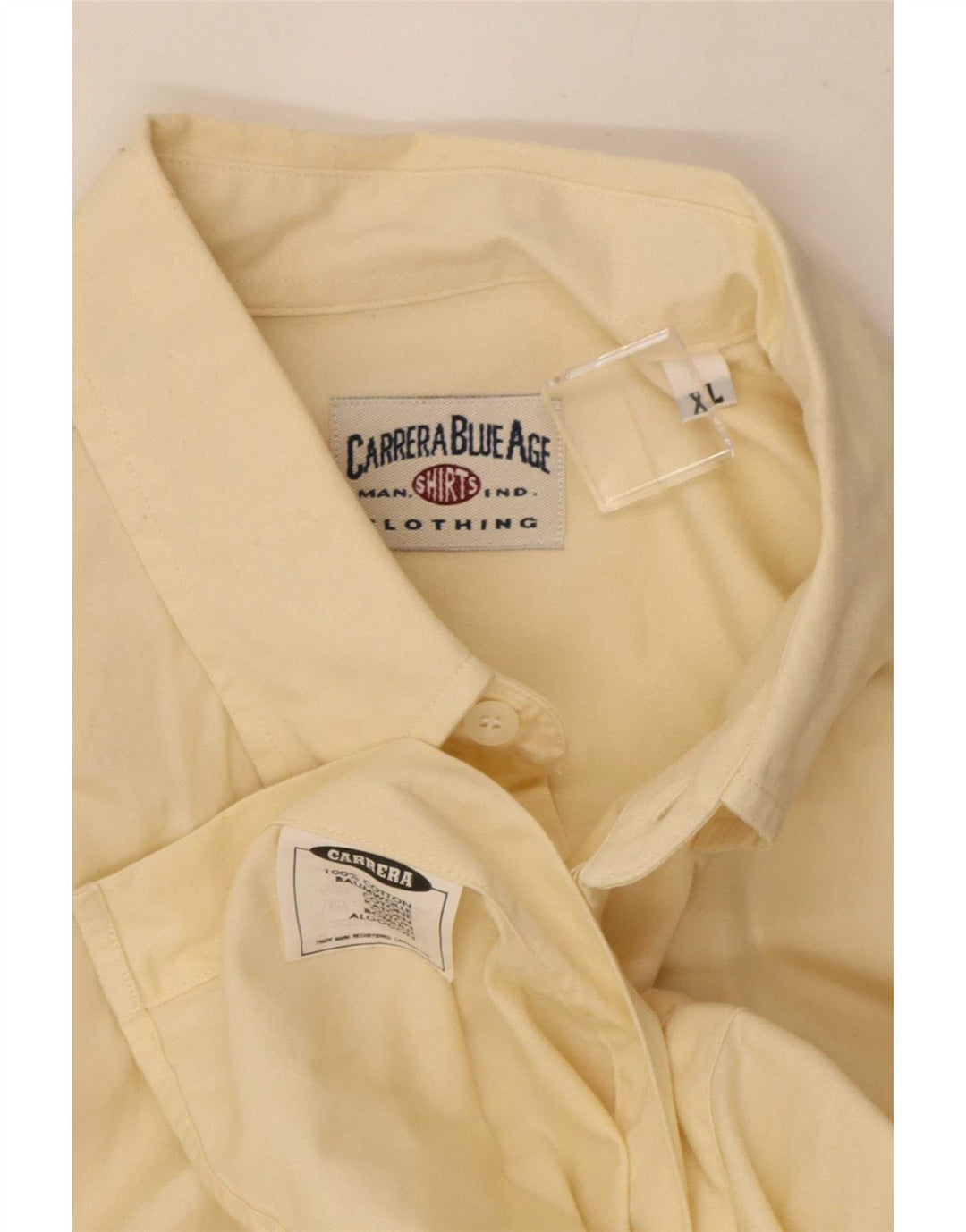 Carrera Chemise Homme XL Jaune Coton