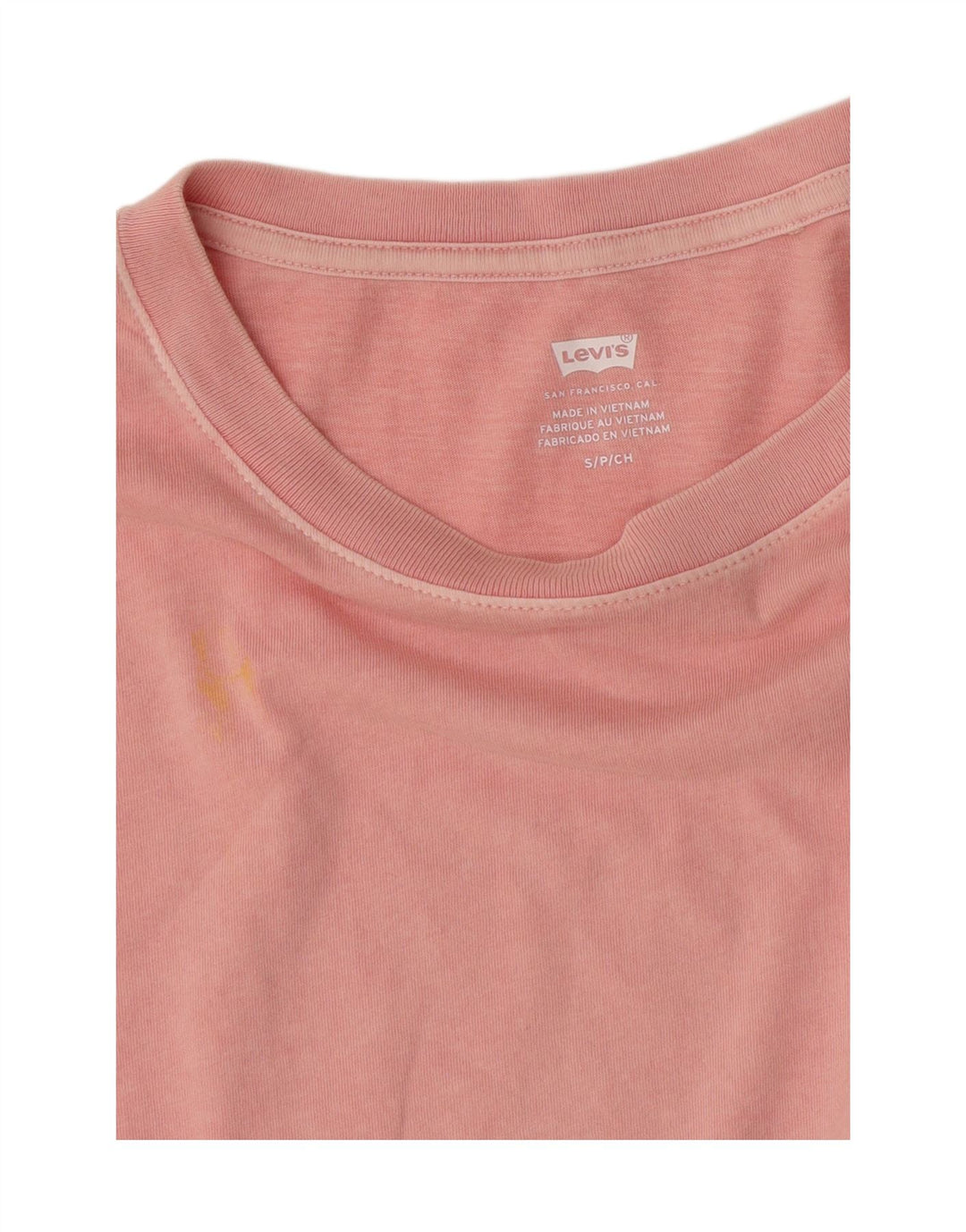 Levi's T-Shirt Graphique Oversize Femme UK 10 Petit Rose