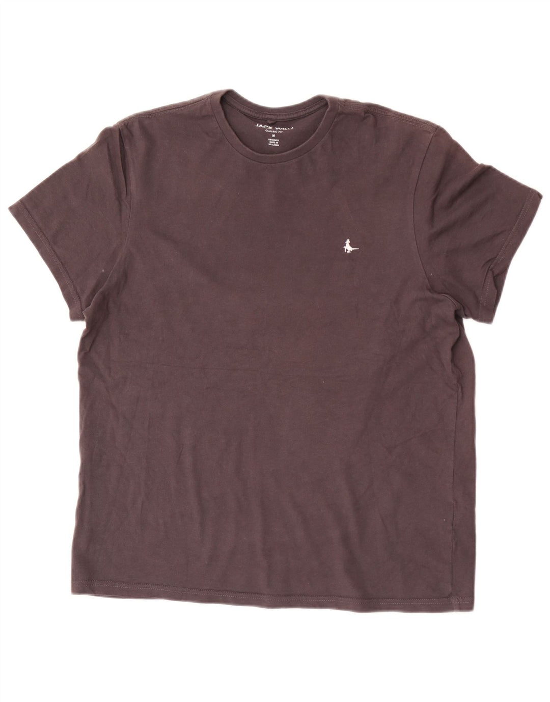 Jack Wills T-shirt coupe classique pour homme en coton noir moyen