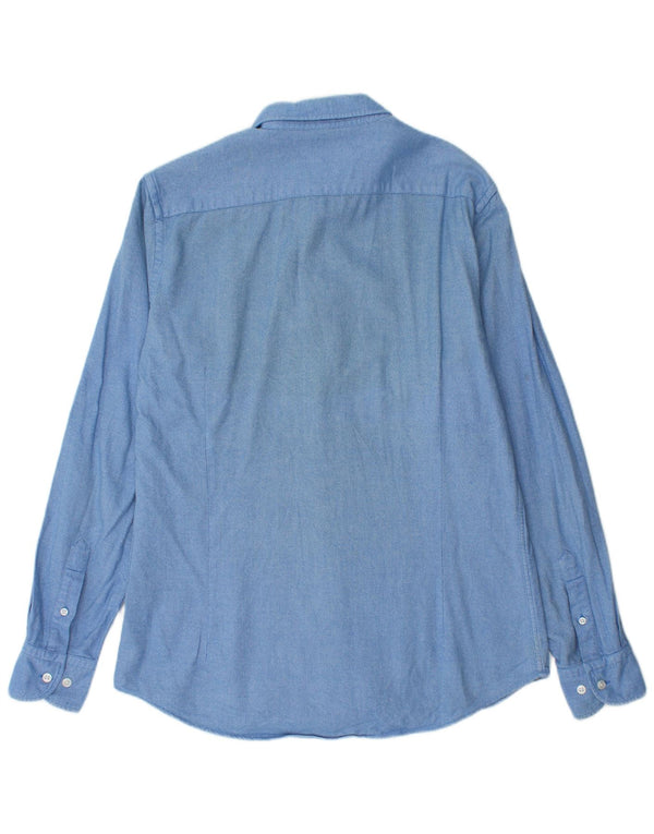 Massimo Dutti Chemise Homme Bleu Moyen