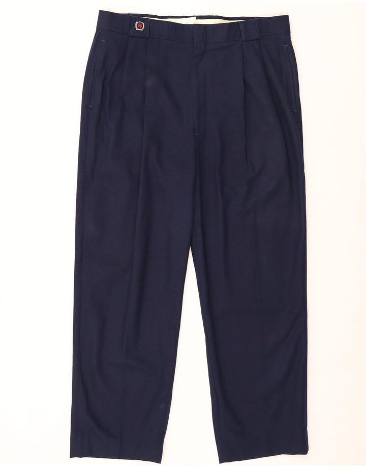 TOMMY HILFIGER Pantalon Chino Pegged Homme W38 L29 Bleu Marine