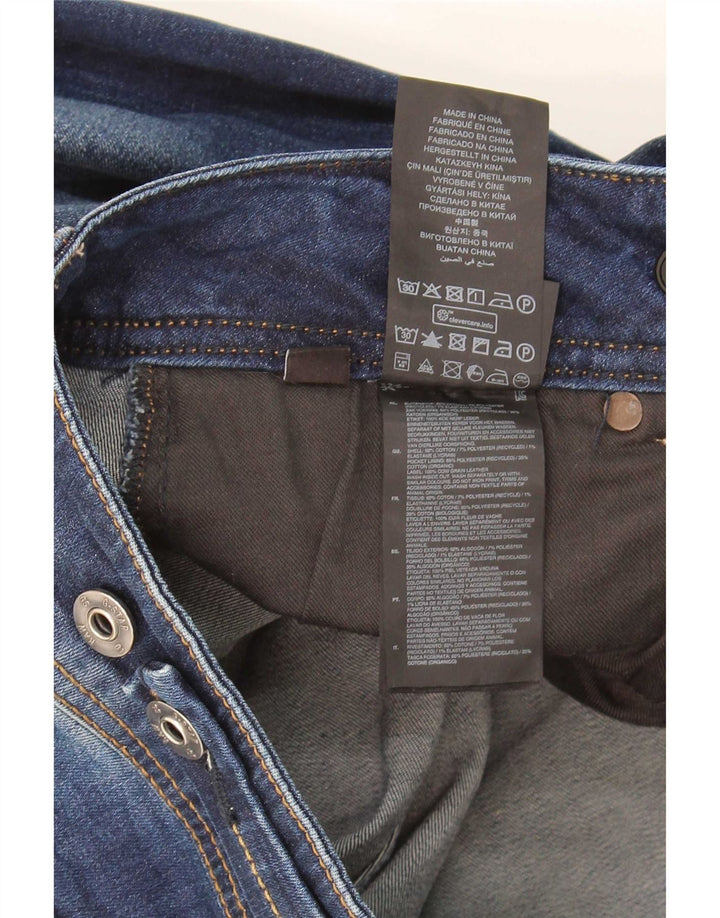 G-Star Femme Midge Slim Jeans W33 L30 Bleu Marine Coton