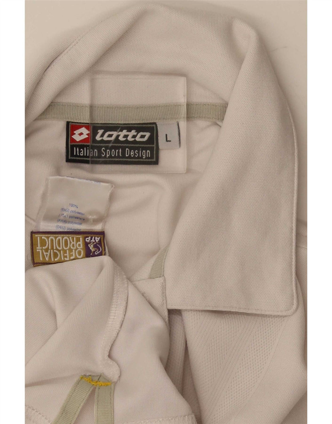 Lotto Polo Homme Grand Blanc Polyester