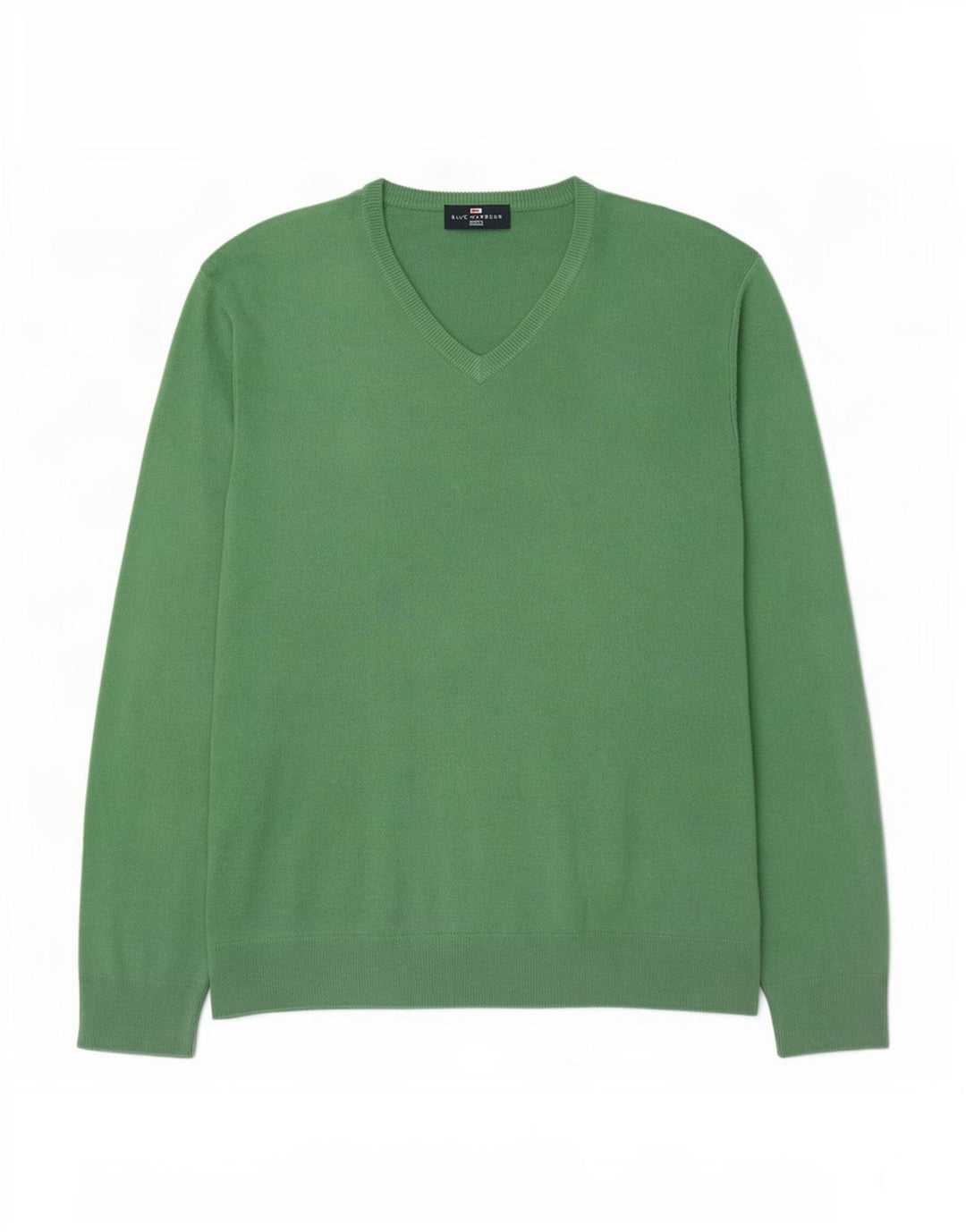 Marks & Spencer Pull col V pour homme en acrylique vert Taille L