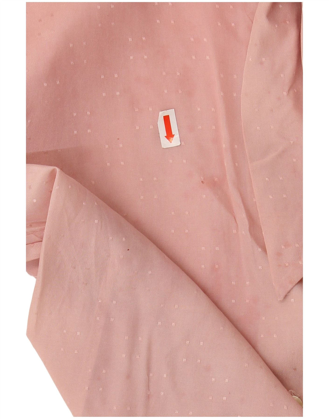 vintage Femme Front Tie Shirt Blouse IT 46 Grand Rose Géométrique