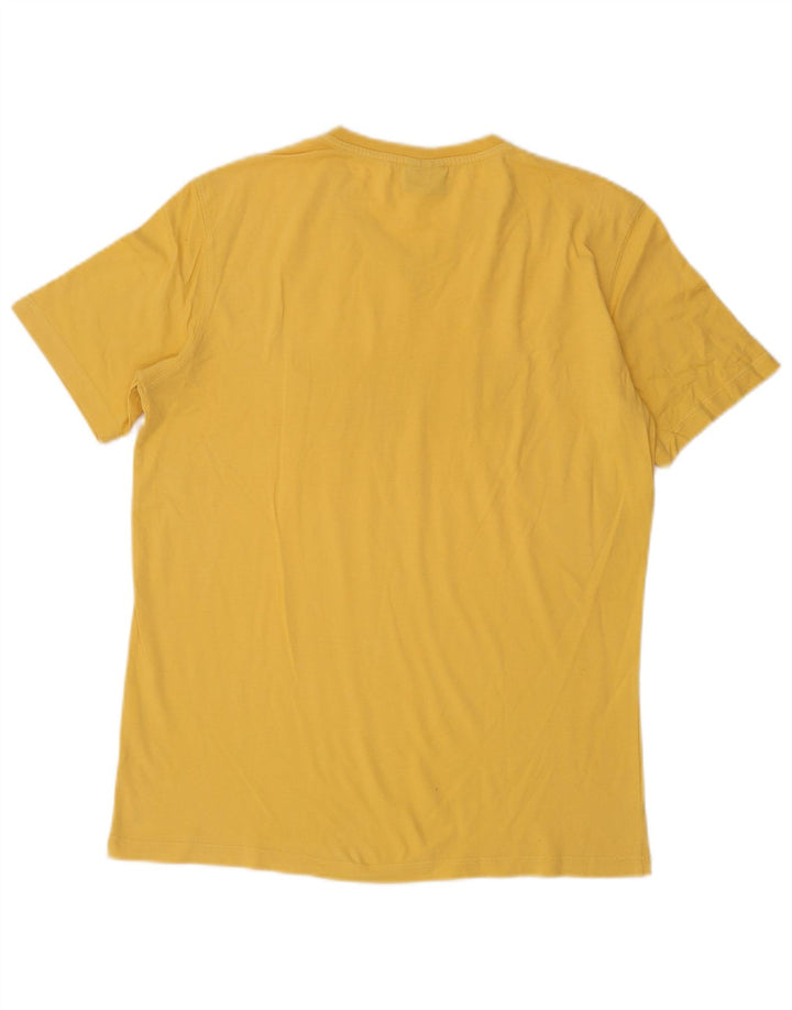 TRUSSARDI JEANS T-Shirt Graphique Top Jaune Moyen Coton Homme