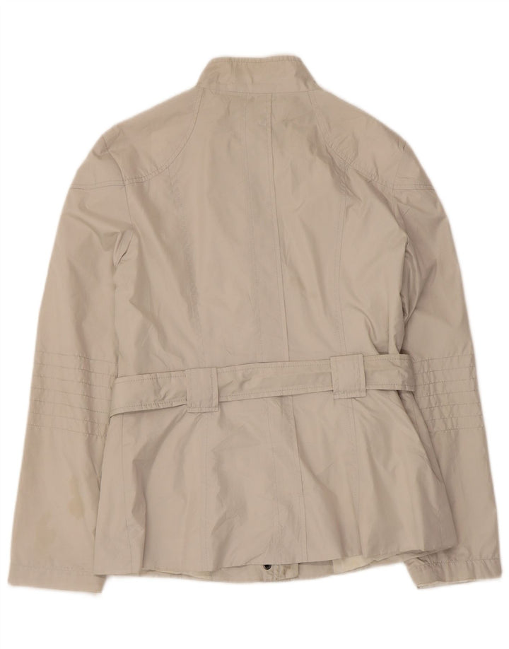 Zara Veste utilitaire pour femme UK 12 Polyester blanc moyen