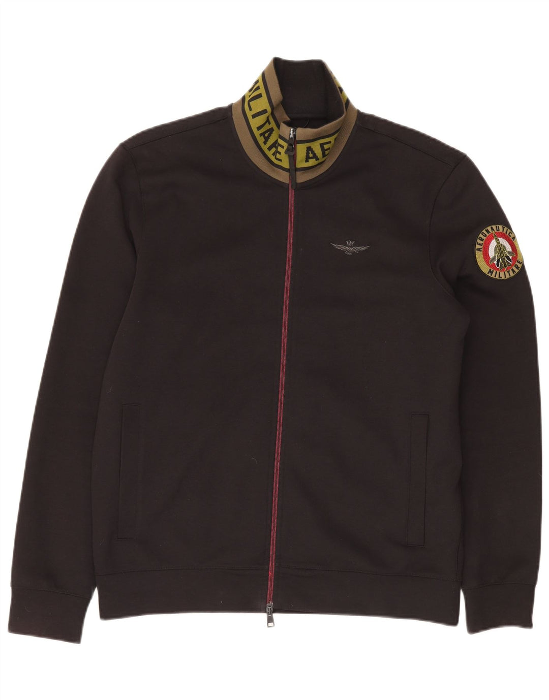 AERONAUTICA MILITARE Veste de Survêtement Graphique Homme XL Noir Polyester