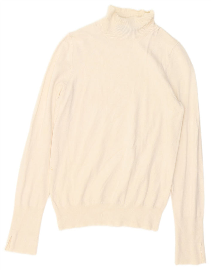 Zara Pull col roulé pour femme UK 10 Petit Beige