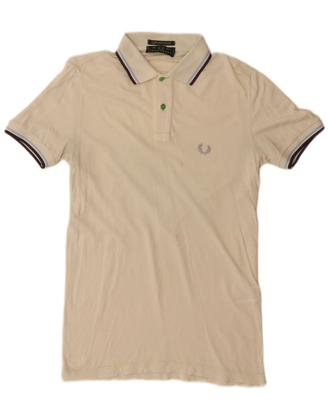 Fred Perry Polo Homme Petit Coton Rayé Vert