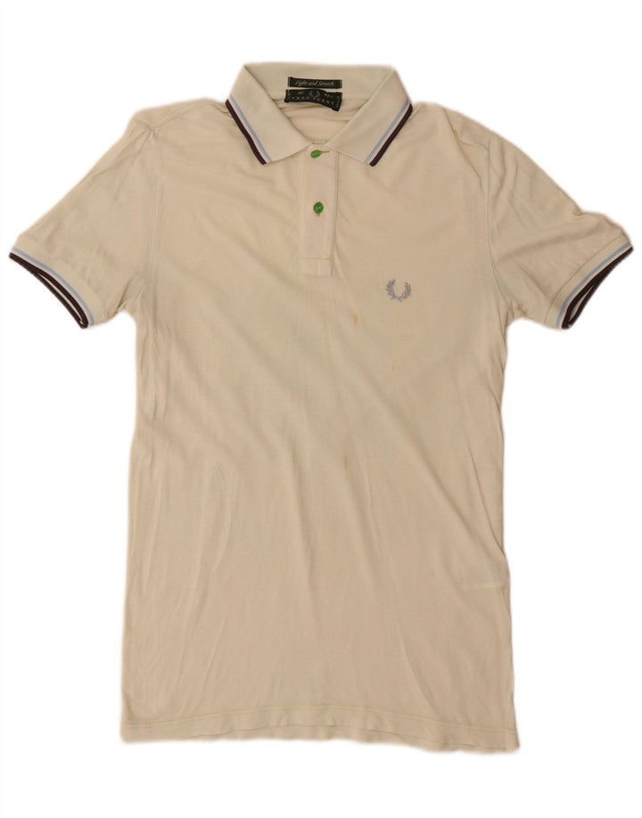 Fred Perry Polo Homme Petit Coton Rayé Vert