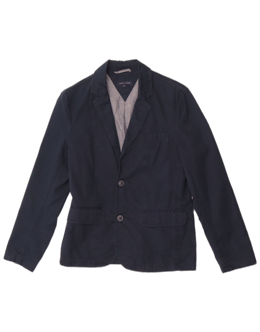 Tommy Hilfiger Veste Blazer 2 Boutons Garçon 14-15 ans Bleu Marine Coton