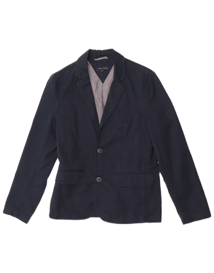 Tommy Hilfiger Veste Blazer 2 Boutons Garçon 14-15 ans Bleu Marine Coton