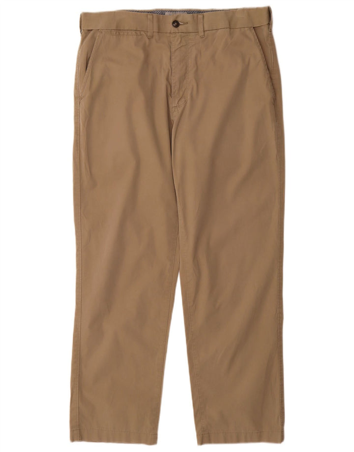 Marks & Spencer Pantalon Chino Regular Homme W34 L29 Coton Beige