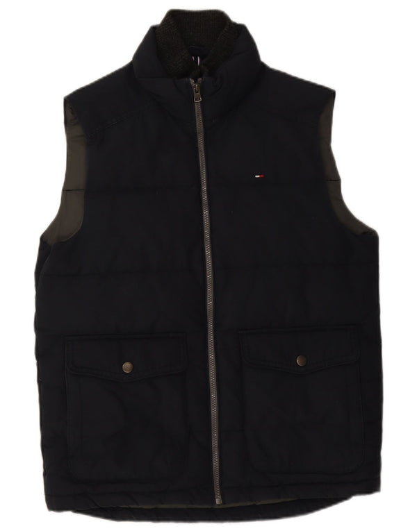 Tommy Hilfiger Gilet rembourré pour homme UK 36 Small Bleu marine Coton