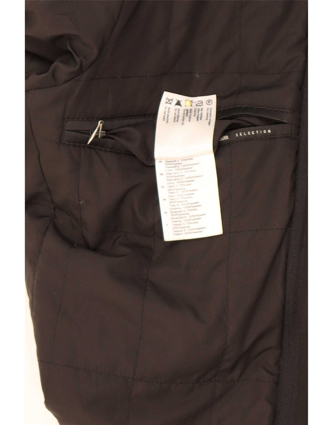 S.Oliver Veste utilitaire pour homme UK 42 XL Laine noire