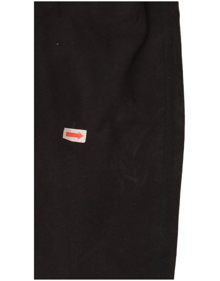 REEBOK Leggings Femme UK 10 Petit Noir Colorblock Coton