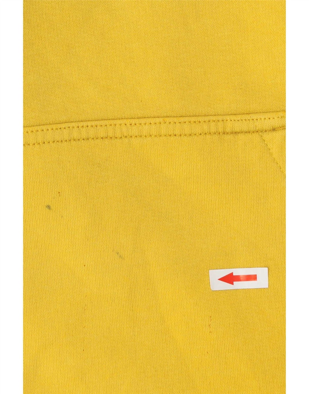 Adidas Pull à capuche graphique en coton jaune moyen pour homme