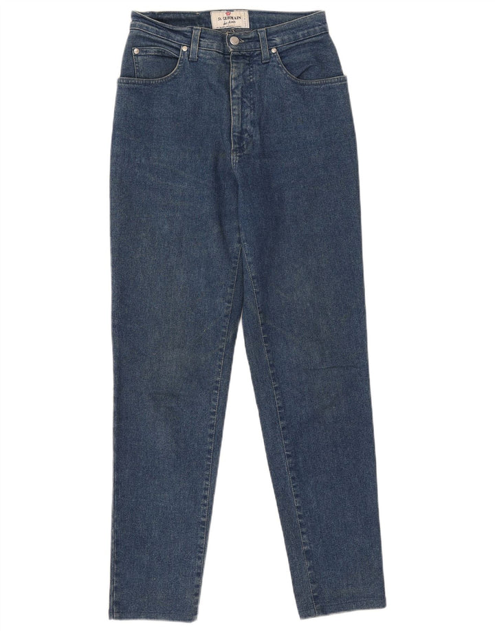 St. Germain Jean Fuselé Femme IT 44 Moyen W27 L29 Coton Bleu