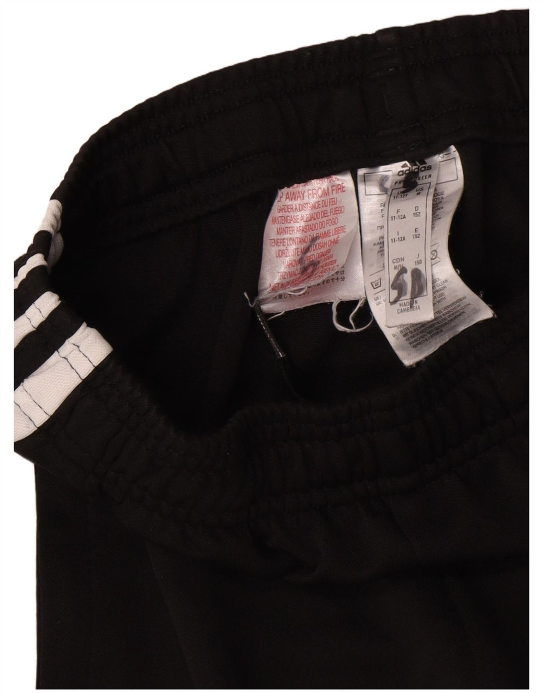 Adidas Pantalon de survêtement graphique garçon 11-12 ans Noir Polyester