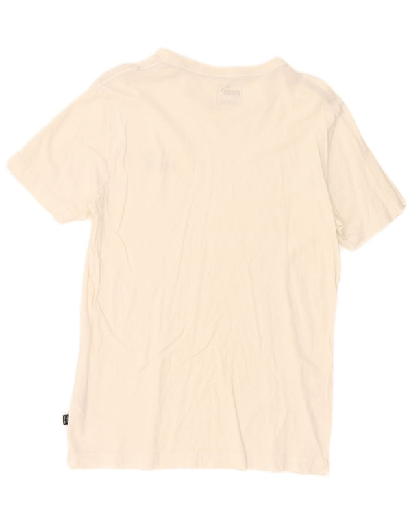 Puma T-Shirt Homme Blanc Petit Coton
