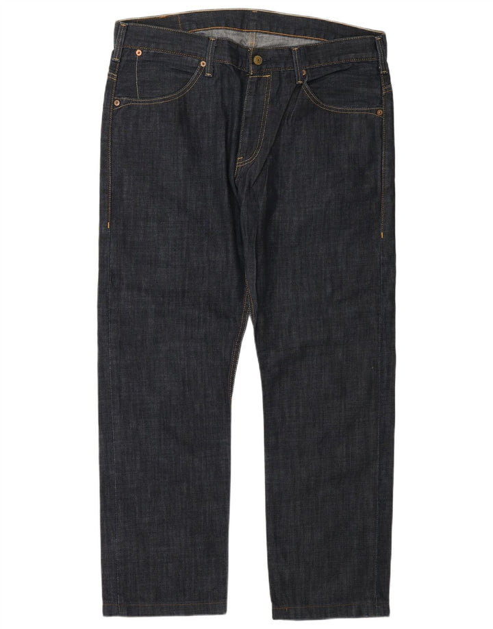 Levi's Jean Droit 504 Homme W36 L32 Bleu Marine Coton