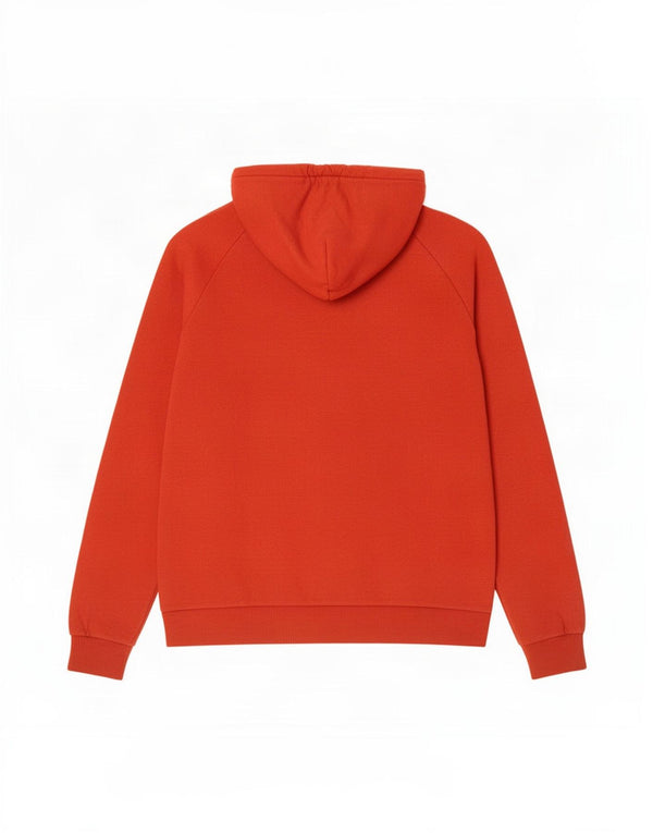 Under Armour Pull à capuche surdimensionné graphique pour femme UK 14 Rouge moyen Coton