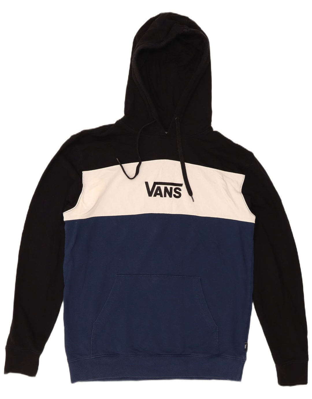 VANS Pull à capuche graphique pour homme en coton color block multicolore moyen