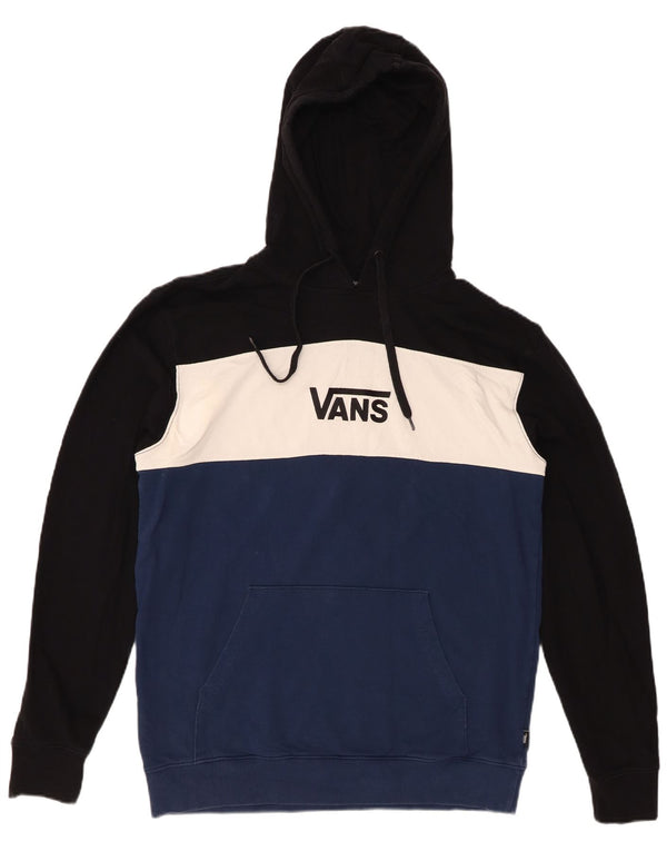 VANS Pull à capuche graphique pour homme en coton color block multicolore moyen